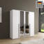 Hinged door wardrobe NAGata with modern handles with mirror-104250033-104828654