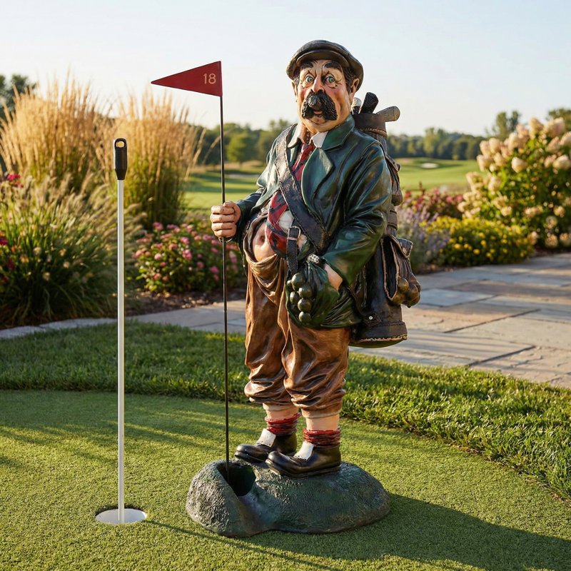 Boaz Handmade Resin Sport Statue Decorative Object