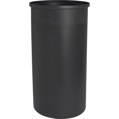 Aluminum Open Kitchen Trash Can - 35 Gallons