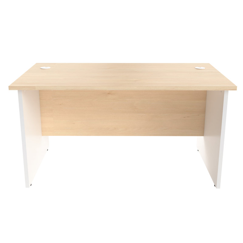 Solid Wood Desk, 73cm H x 180cm W x 60cm D, Oak