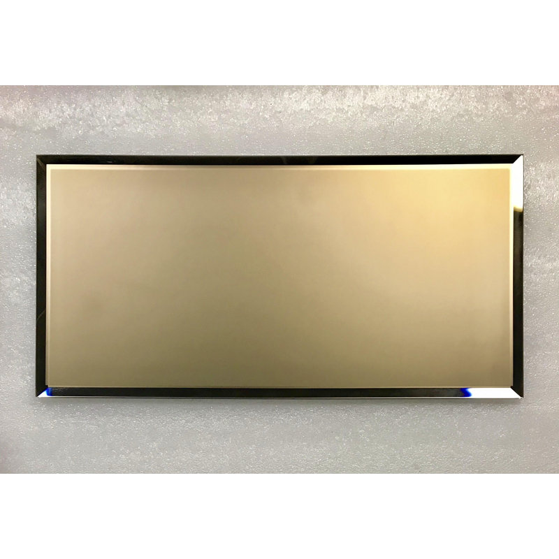 Reflections 8" x 16" Beveled Glass Wall Tile, Gold
