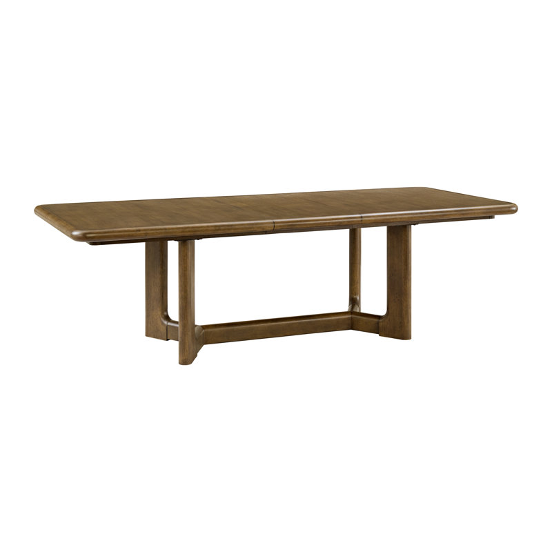 Table à tréteaux brune
