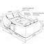 Upholstered 65.3 " Chenille Sleeper Sofa-856688256