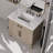 Single Bath Vanity with Marble Top