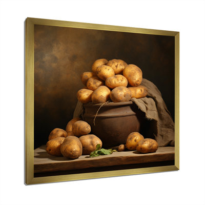 «Potato Amber» sur toile