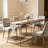 Nut-brown Rectangular Solid Wood Dining table