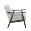 Fauteuil d'appoint avec cadre en bois de velours blanc doux pour sièges d'appoint de salon