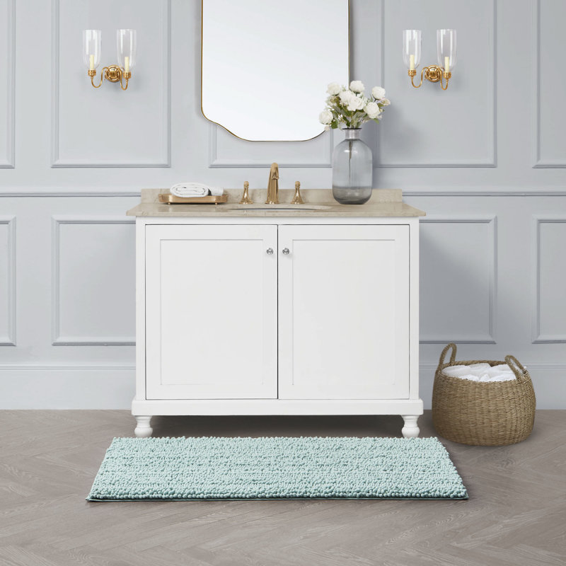 Tapis de bain Laura Ashley, L 27 po x L 45 po, Vert