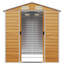 Brenyn Garden Shed 191x215x198 cm Galvanised Steel-1536639241