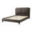 Upholstered Standard Bed in Brown-940927078-959980788