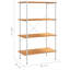 Luxullian 80cm W Steel Shelving Unit-1036072044