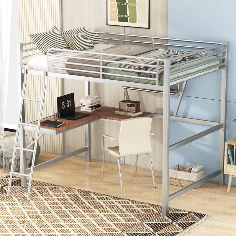 Lit mezzanine Tooborac, Argent, Double