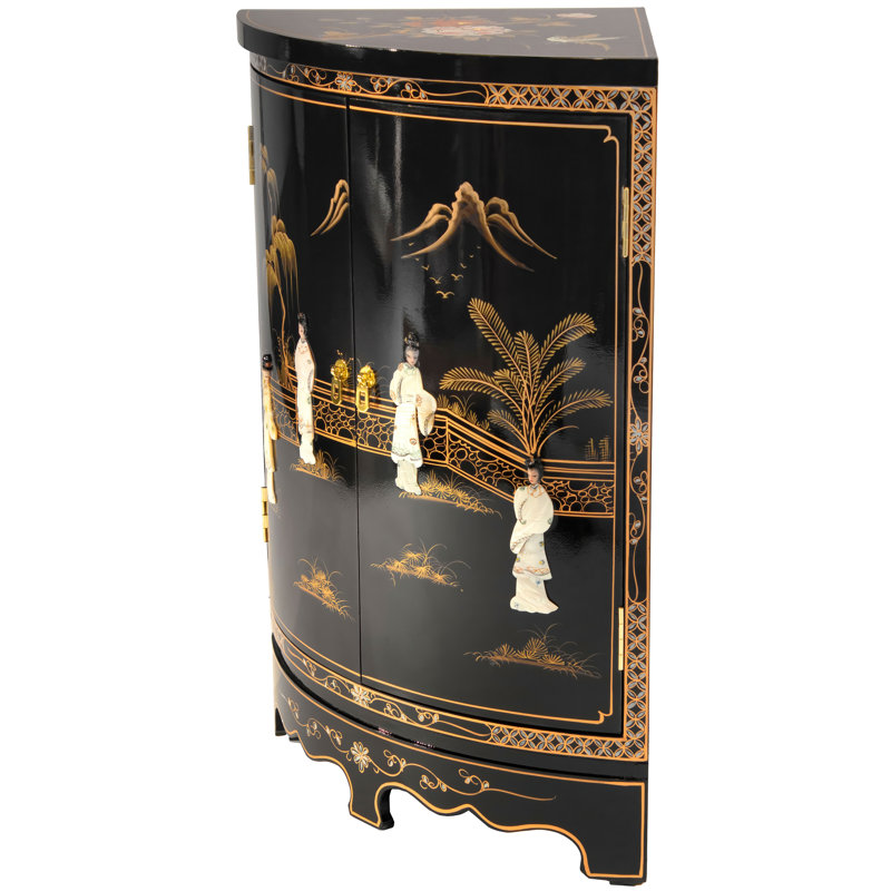 Abigail-Louise Solid Wood Accent Cabinet