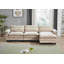 Canapé modulaire en L avec repose-pieds Luqi-110663357-111012239