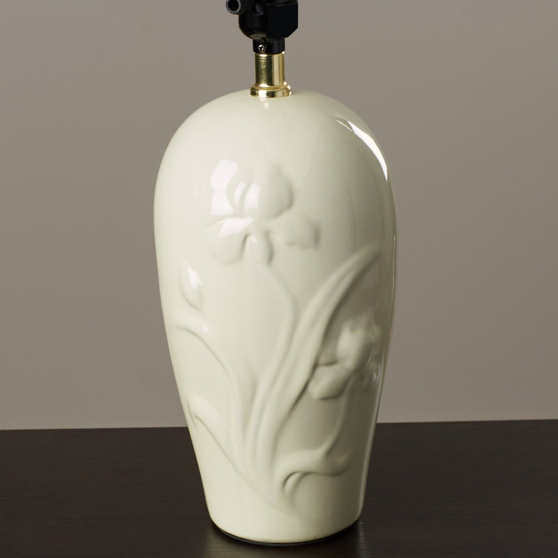 Anwar Ceramic Lamp, Ivory