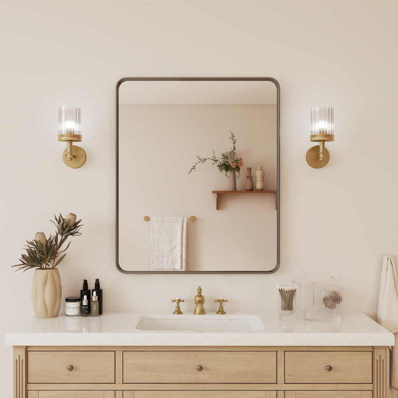 Miroir de salle de bain sur mesure, 36 po x 30 po