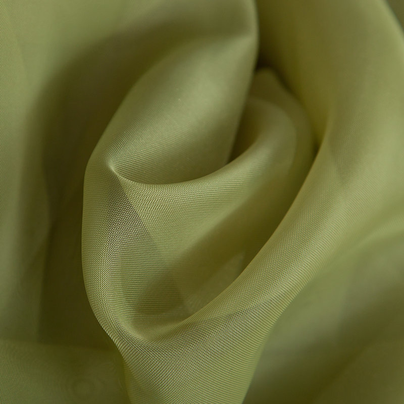 Daxin Sheer Voile Rod Pocket Curtain Panels, Sage Green, 54" W x 54" L