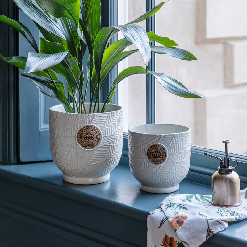 Ceramic Cachepot, Ivory
