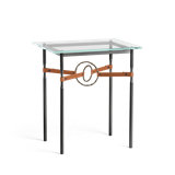Equus Glass Top Side Table