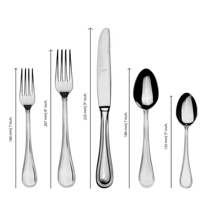MEPRA Boheme Stainless Steel Flatware Set - Service for 4
