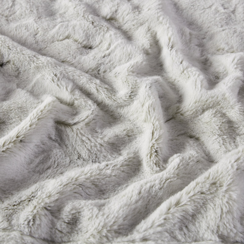 Luxueux confort beige en fausse fourrure chic et confortable