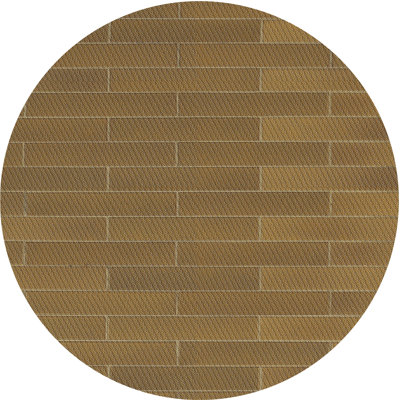 Tapis brun à motif géométrique Schaible