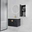  Meuble-lavabo mural avec lavabo en céramique et armoire latérale, portes à fermeture douce, armoire combinée 00112WH-06324BCT (KD-Packing)-115922392