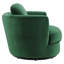 Fauteuil pivotant en velours Pirouette Performance-219657717