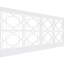 Panneaux muraux blancs 94,5 "(paquet de 4)-69958450