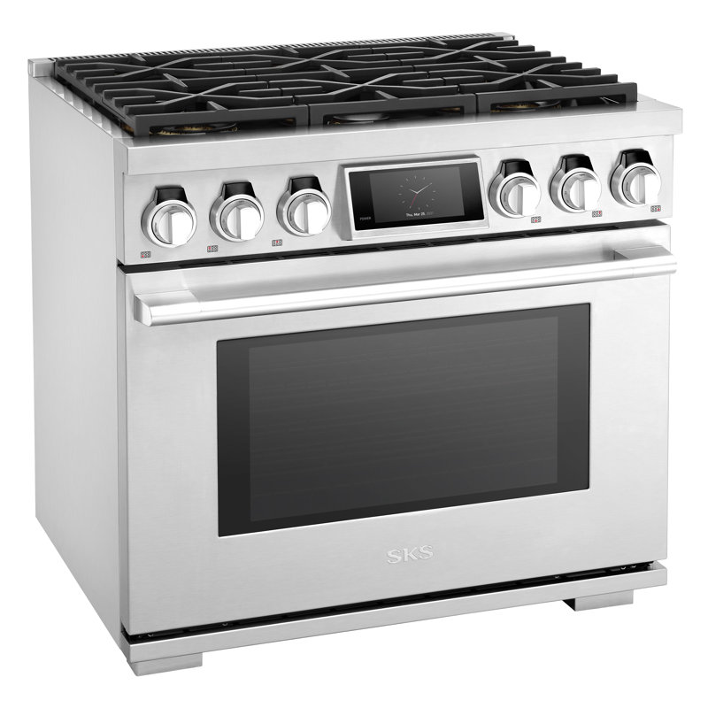 36-Inch Gas Pro Range With 6 Burners