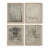 Vintage Sketch LXXX  Framed Print - Set of 4-1481407051-1481407048