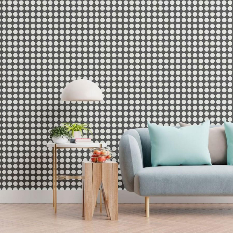 Rouleau de papier peint adhésif lisse L 126 po x l 24 po Matrice