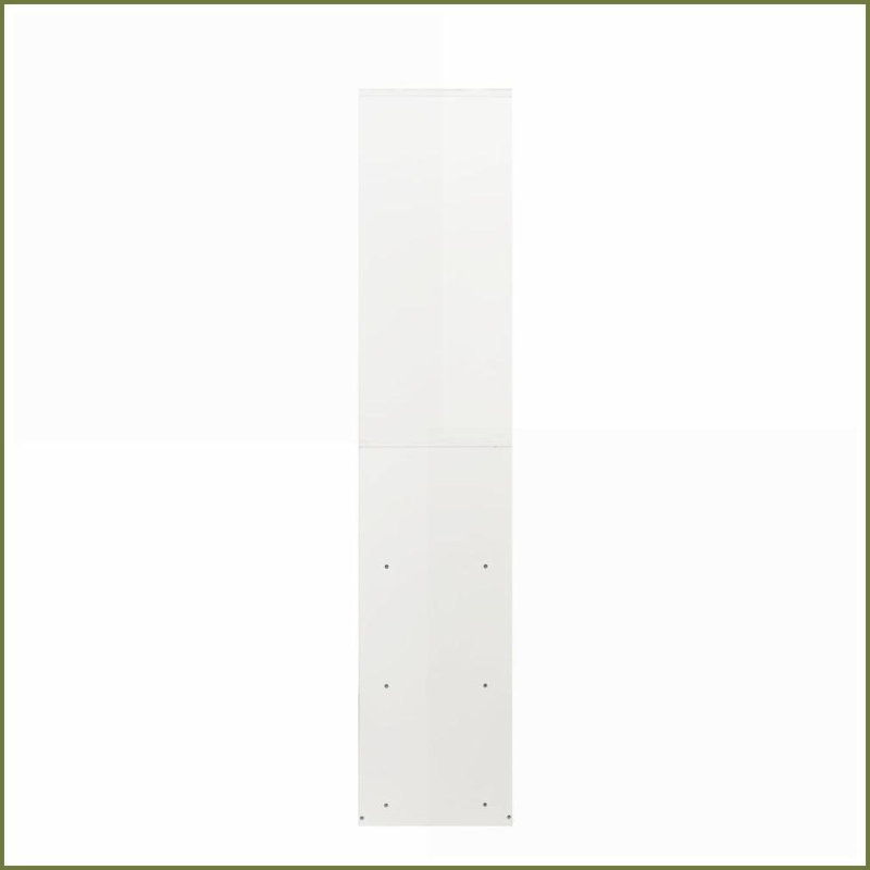 Système de placard autoportant avec 6 tablettes, 2 tringles de suspension, 1 tiroir - blanc 74,8 po | Panneau de particules et panneau de fibres à densité moyenne