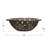 Louth Handmade Stoneware Metal Decorative Bowl - Set of 1