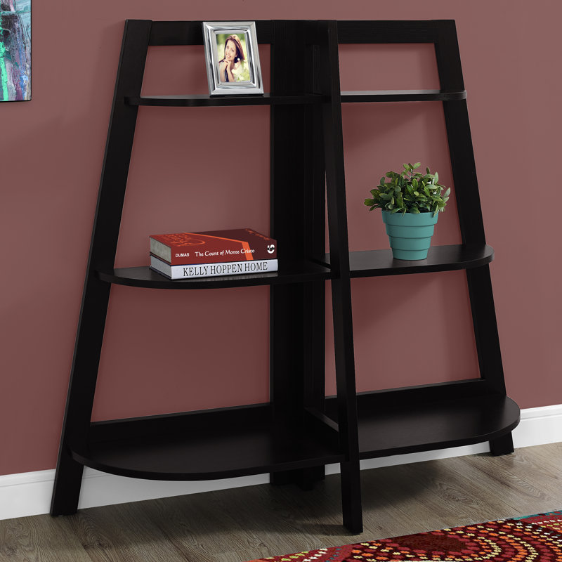 Ertel Bookshelf, Bookcase, Etagere, 3 Tier, 48"H, Office, Bedroom, Laminate, Contemporary, Modern, Cappuccino