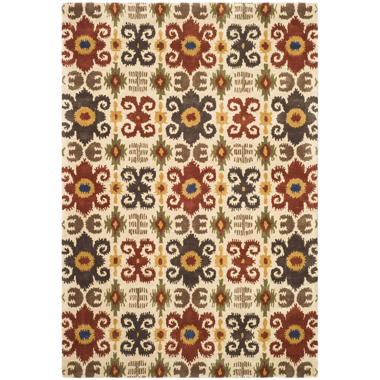 Soho Hand Tufted Wool Pile Ikat Rug