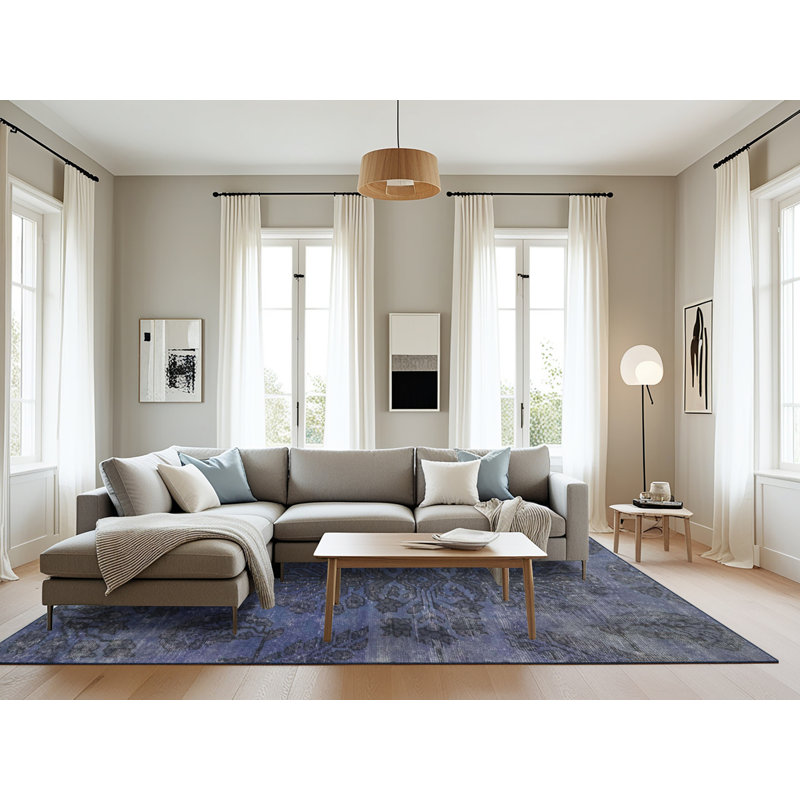 Tapis abstrait moderne 2449, Rectangle 8 pi x 10 pi