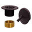 Garniture de drain de baignoire à fil fin de 1-3 / 8 po avec levier de déclenchement et adaptateur de conversion-37116868