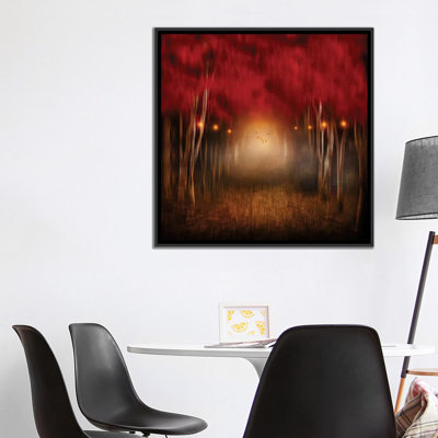 Melody rouge, reproduction d’art sur toile tendue