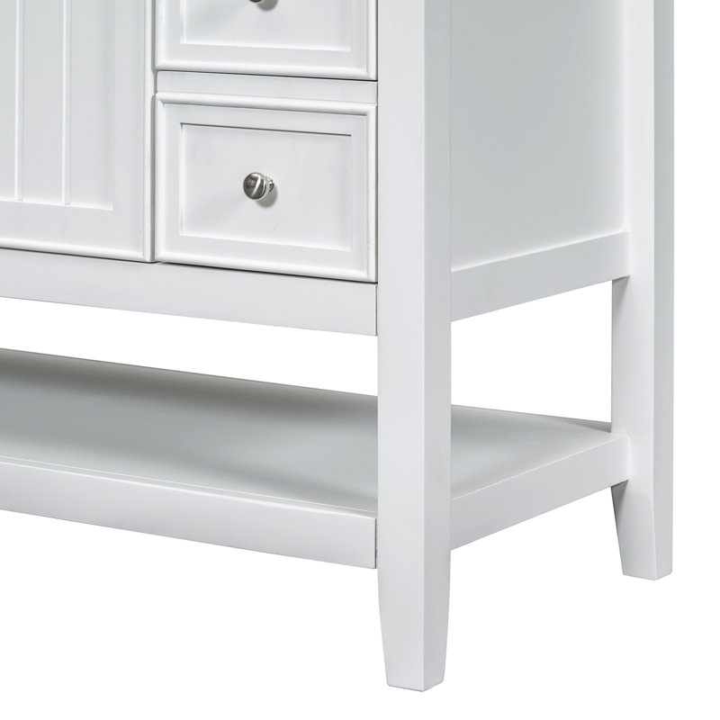 Meuble-lavabo de salle de bain sans base de meuble-lavabo seulement, Blanc