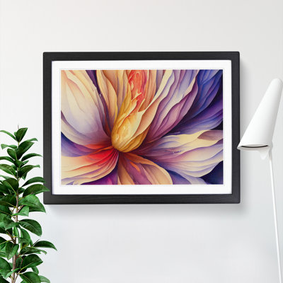 Sensational Flower Abstract - Framed Print