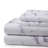 Marina Decoration 600 Thread Count Home Bedding Bedroom Soft Bedsheet Deep Pocket Hotel Standard Percale All Season 4 Pieces Printed Cotton Sheet Set, White Marble Pattern Double/Full Size-1770411680