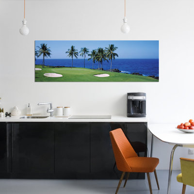 " Golf course at the oceanside, Kona Country Club Ocean Course, Kailua Kona, Hawaii, USA " Color Photography