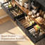  Armoire de cuisine de 71 po de hauteur avec comptoir pour micro-ondes (ensemble de 2)-647669122