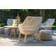 Dalton Teak Patio Chair with Cushion