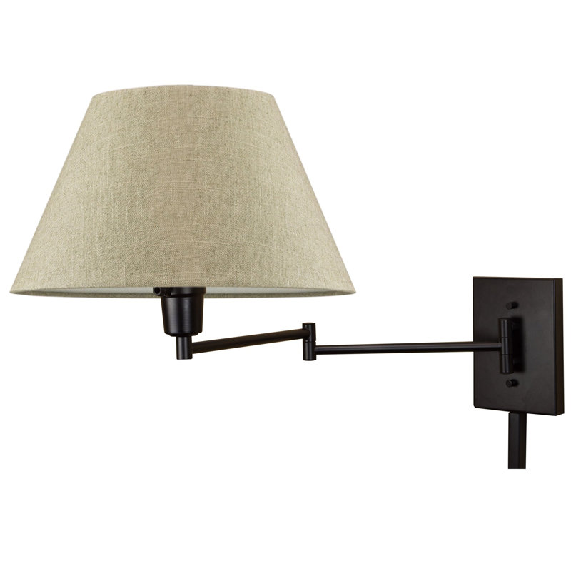 Express Swing Arm Sconce, Black, Latte