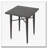 32" SQUARE WICKER BAR TABLE