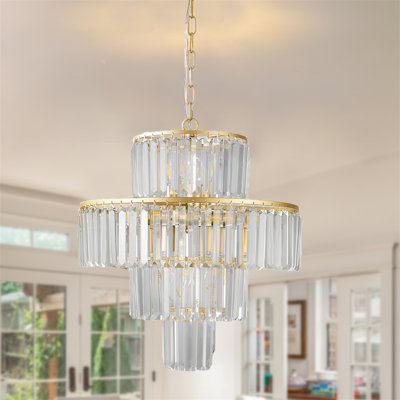 Makahla 12 - Light Dimmable Tiered Chandelier