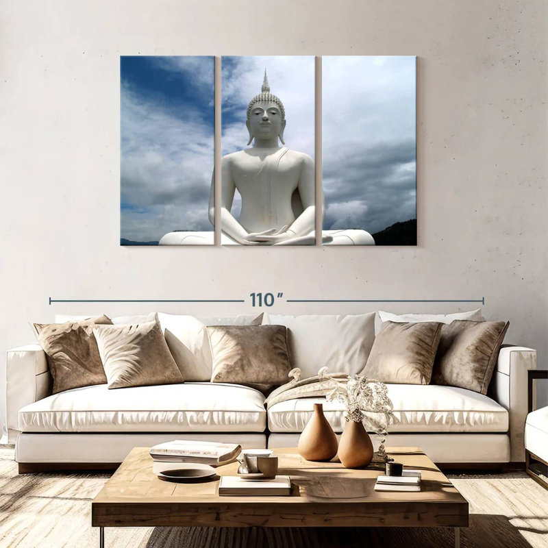 Adella Wat Thai Buddha, 48" H x 74" W