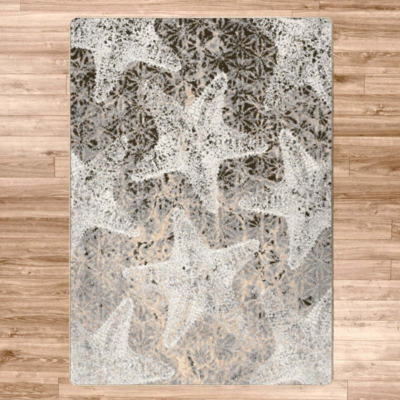 Aziz Abstract Indoor Rug, Rectangle 5' x 8'